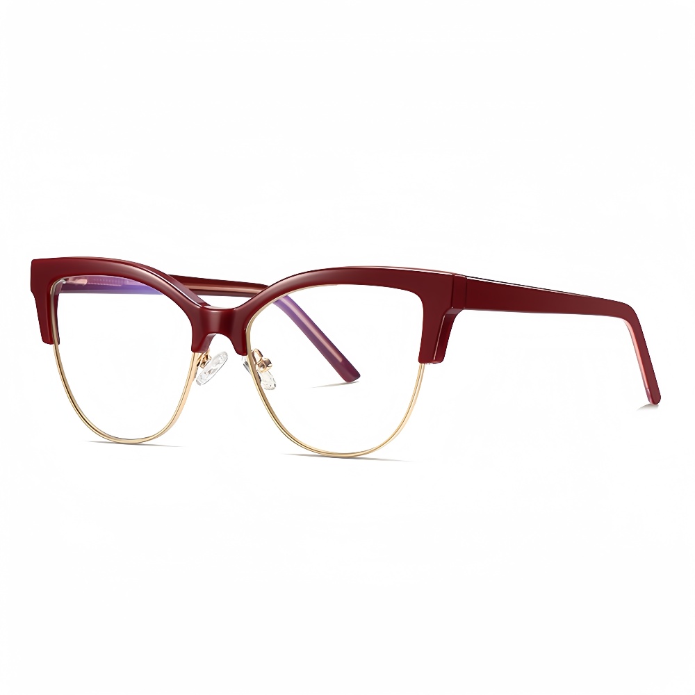 Custom Browline Eyeglasses Frames for Women