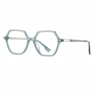 Custom Geometric Acetate Glasses Frames for Women