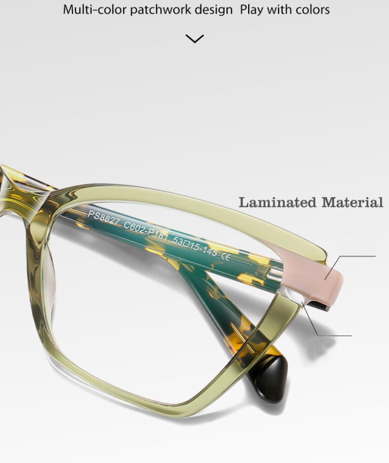 Custom Lady Retro Laminated Acetate Frame Výrobce