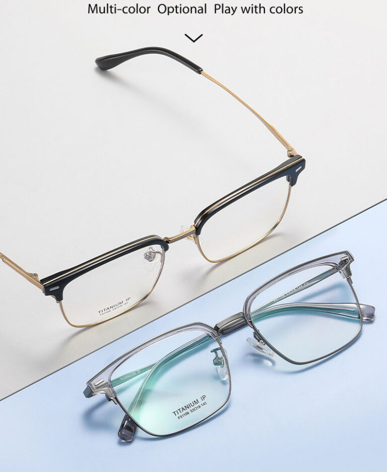 Custom Titanium Eyeglasses Frames for Men