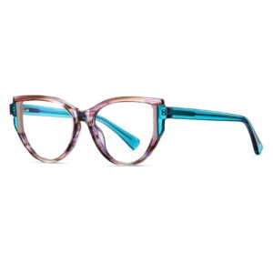 Monturas de gafas coloridas personalizadas para mujeres que usan todos los días