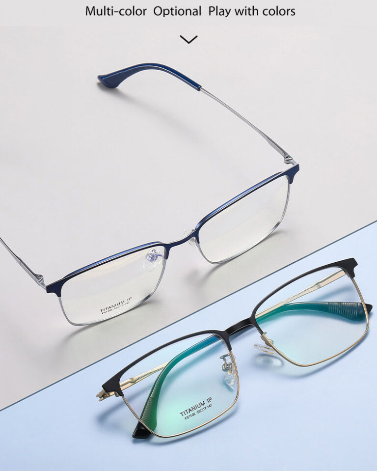 Customized Rectangular Optical Frames for Men