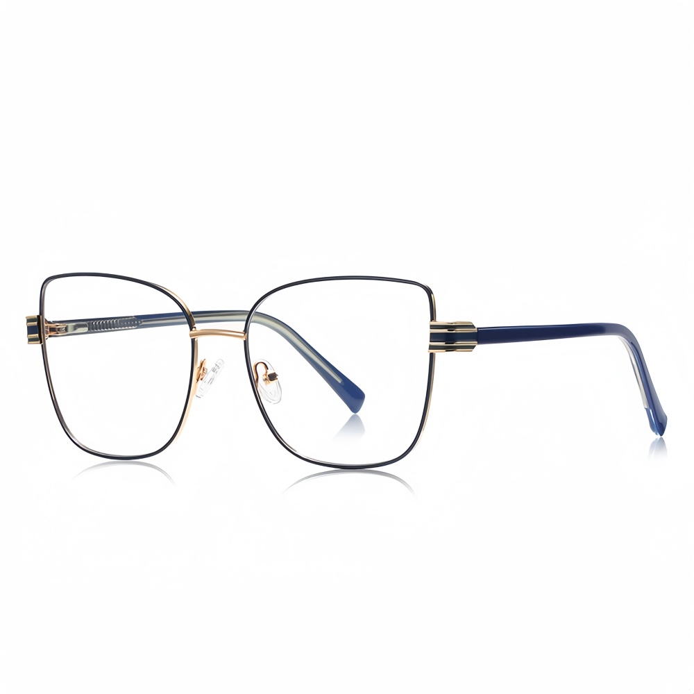 Wholesale Blue Metal Eyeglass Frames​ for Women