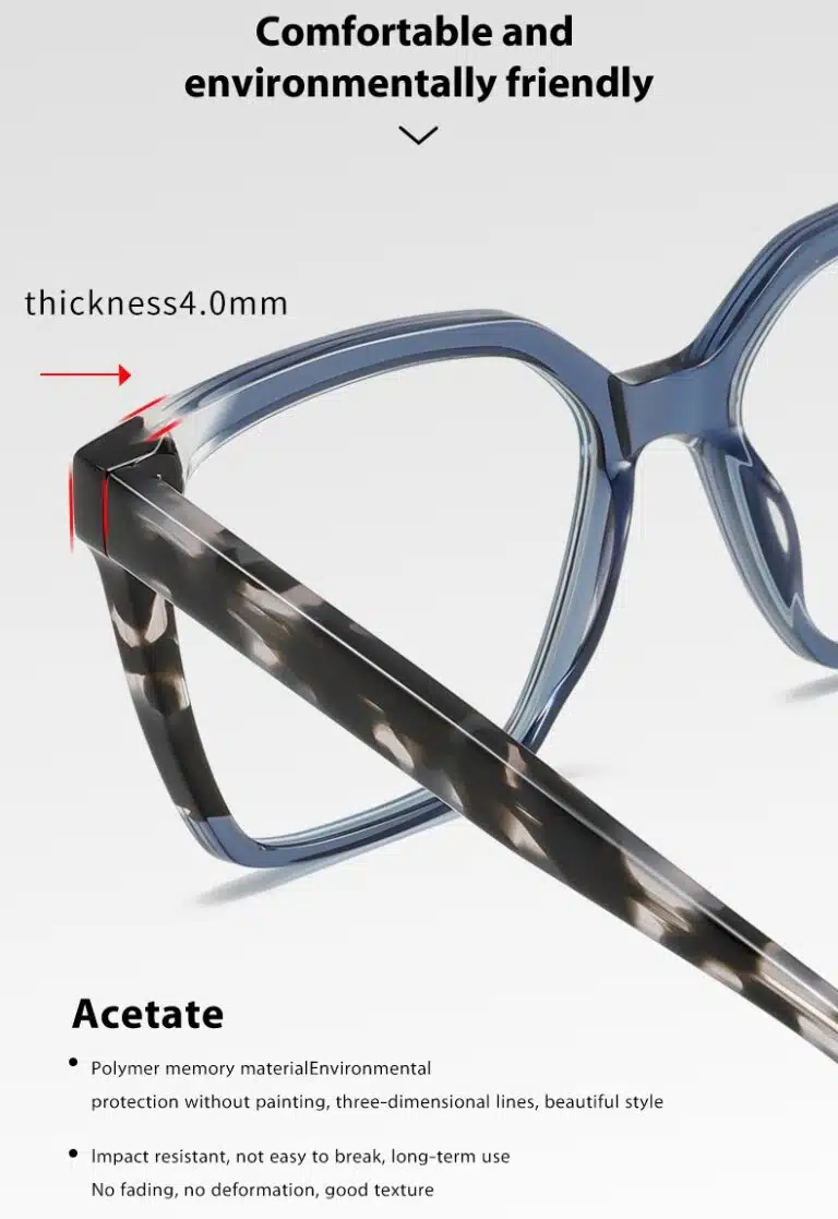 Custom Luxury China Acetate Eyewear Frames Manufacturers