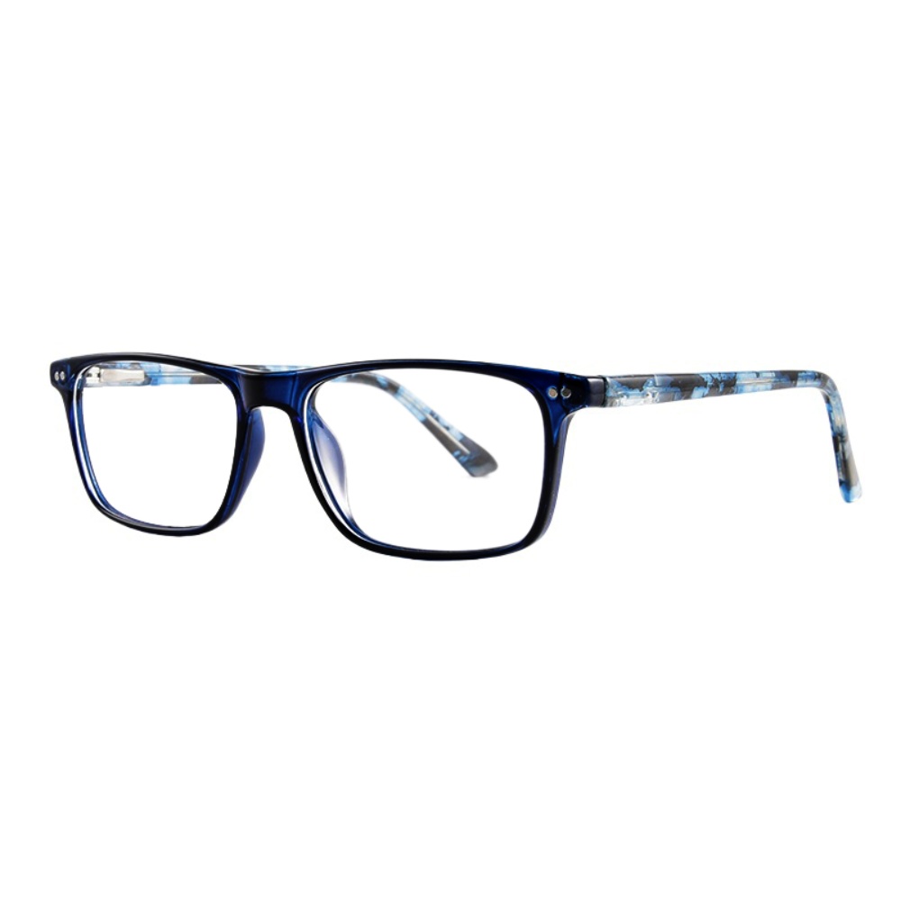 Custom Reading Glasses for Mens Blue Eyeglass Frames Wholesale​