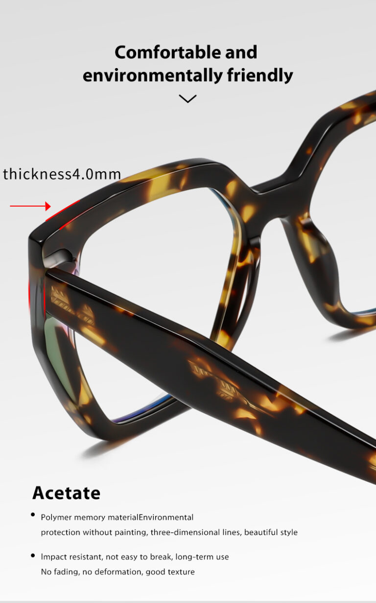 Customizable Fashion Acetate Spectacles Manufacturer in China