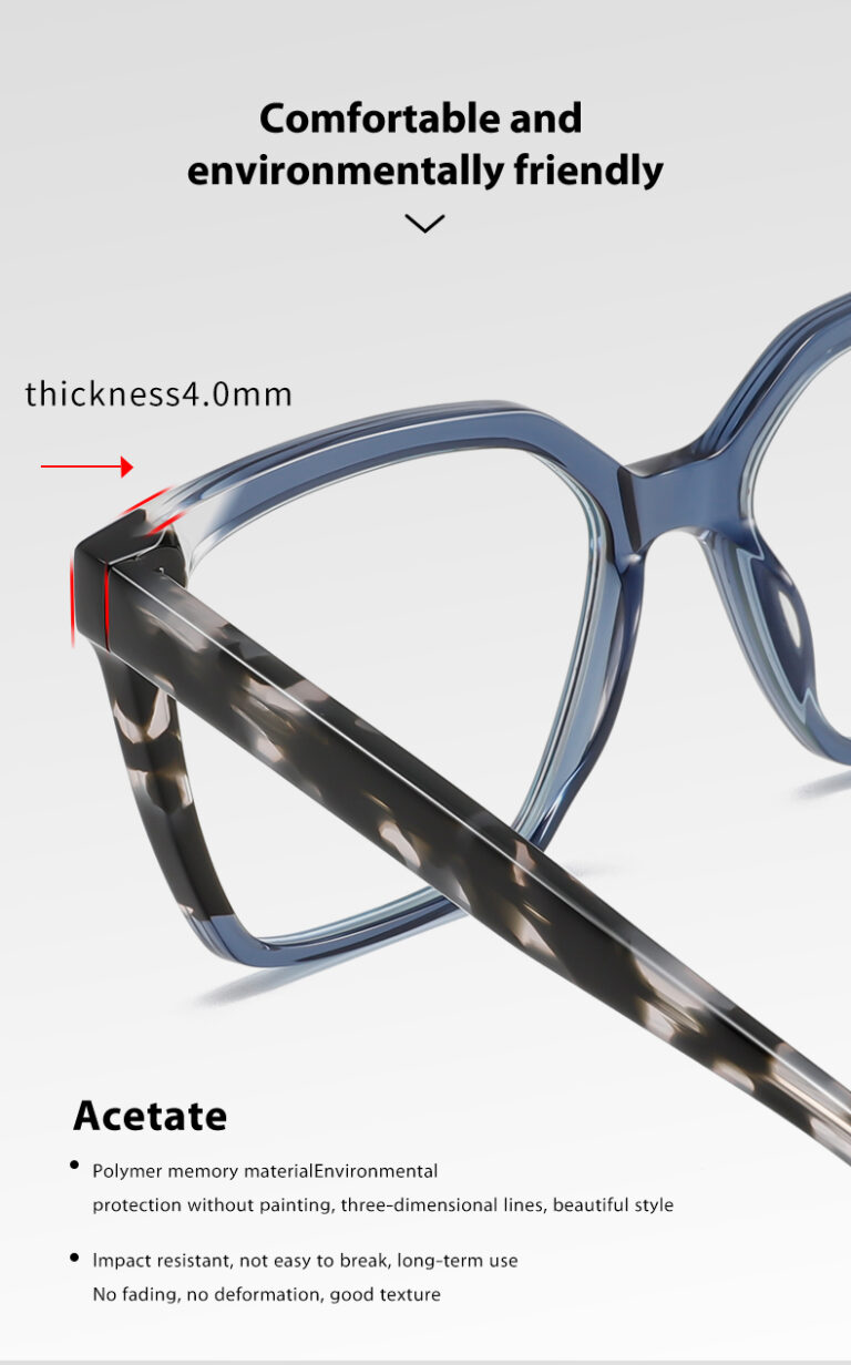 OEM Designer Acetate Glasses Frames for Men and Women