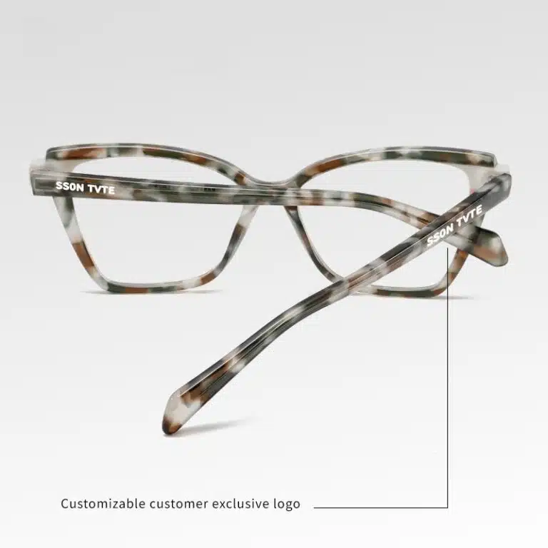 Wholesale Retro Acetate Cat Eye Glasses Frames for Women Eyeglasses