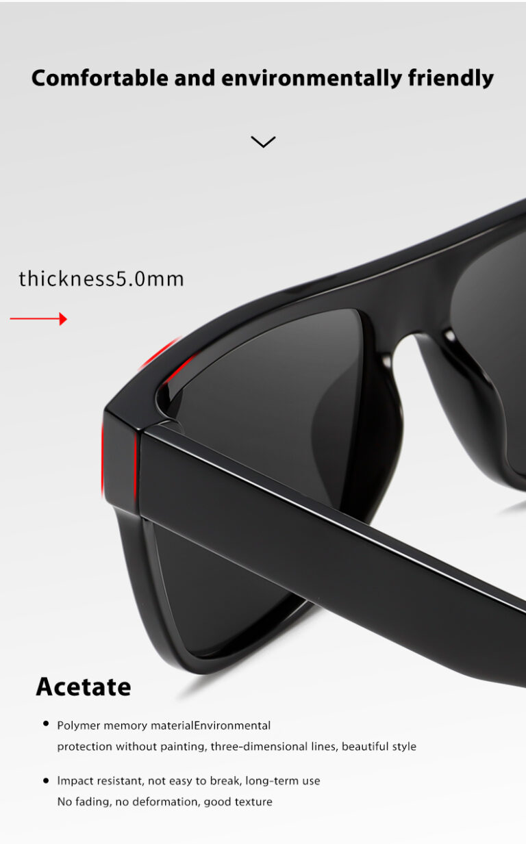 Custom Square Oversized Polarized Sunglasses for Women​